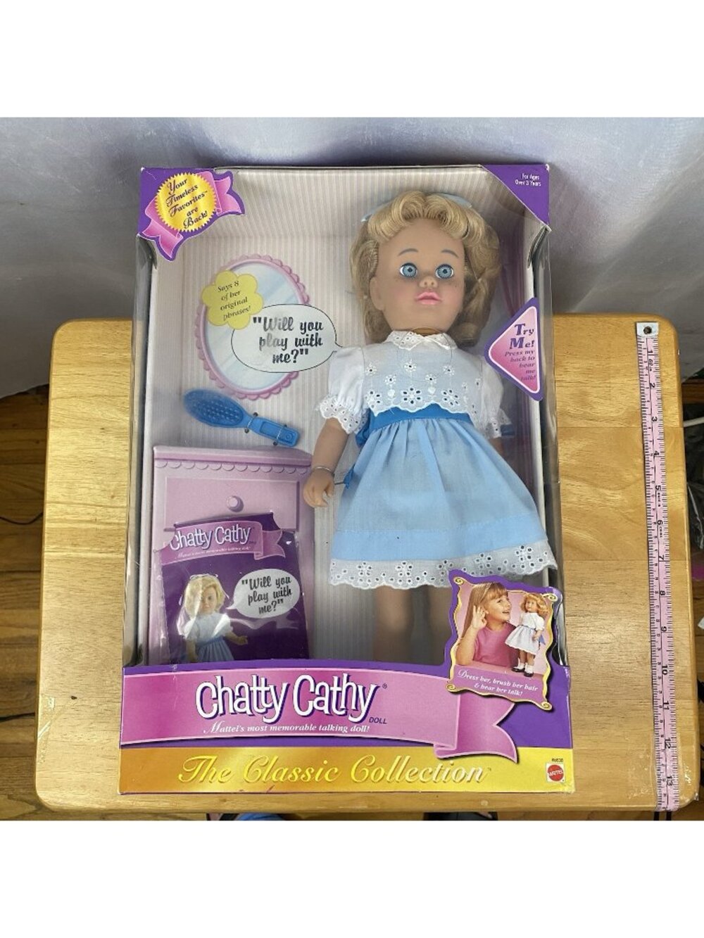 Mattel CHATTY CATHY Doll Classic Collection 2001 Talking 88638